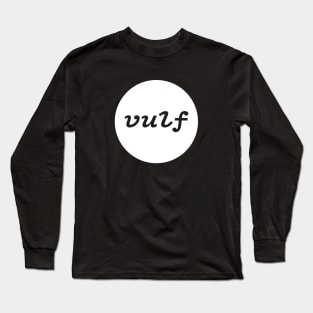 Simple Vulf Vulfpeck Minimalist Design Long Sleeve T-Shirt